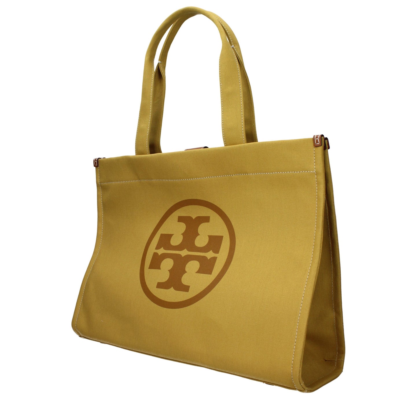 Shoulder Bag by Tory Burch for women in fabric yellow features a stately silhouette, showcasing a secure , ample , and stately shoulder-strap for a stately finish.