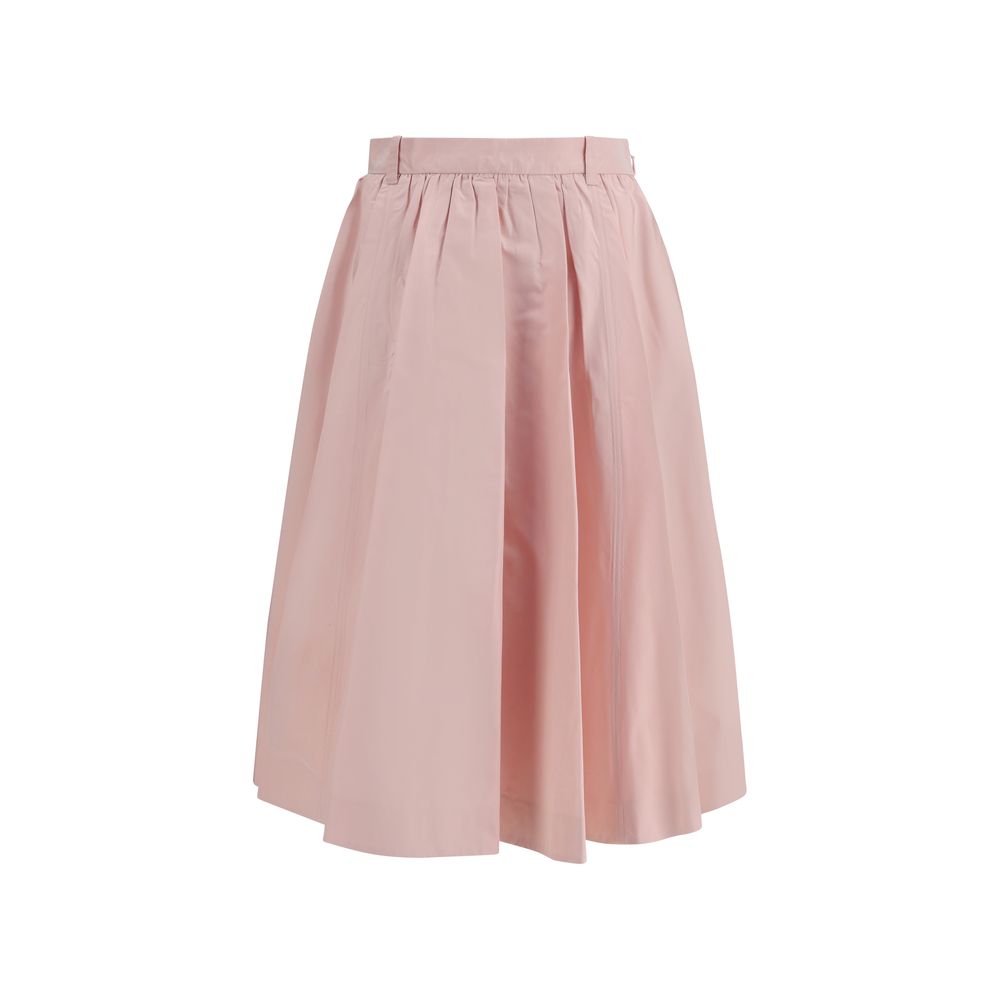 Skirt by Prada for women in silk multicolor features an tailored silhouette, artfully capturing the essence of Women's Silk Long Skirt in a sophisticated long.