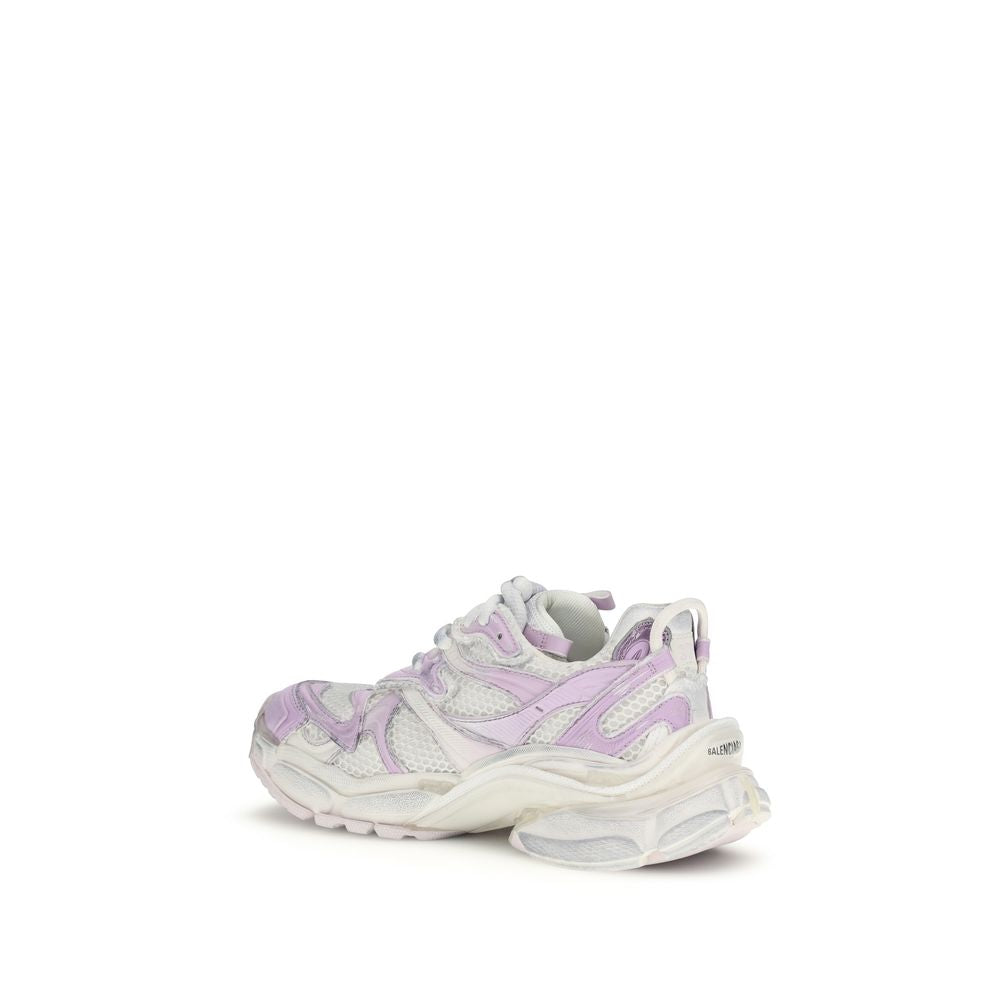 Athletic Sneakers by Balenciaga for women in tu polyurethane polyester multicolor showcases an impeccable silhouette, defined by an impeccable chunky style design that perfectly captures the essence of the Women's Chunky TU Polyurethane Polyester Athletic Sneakers.