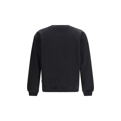 Sweatshirt by Diesel for men in cotton black presents a smart casual silhouette, featuring a smart casual round neckline and for a sophisticated look.