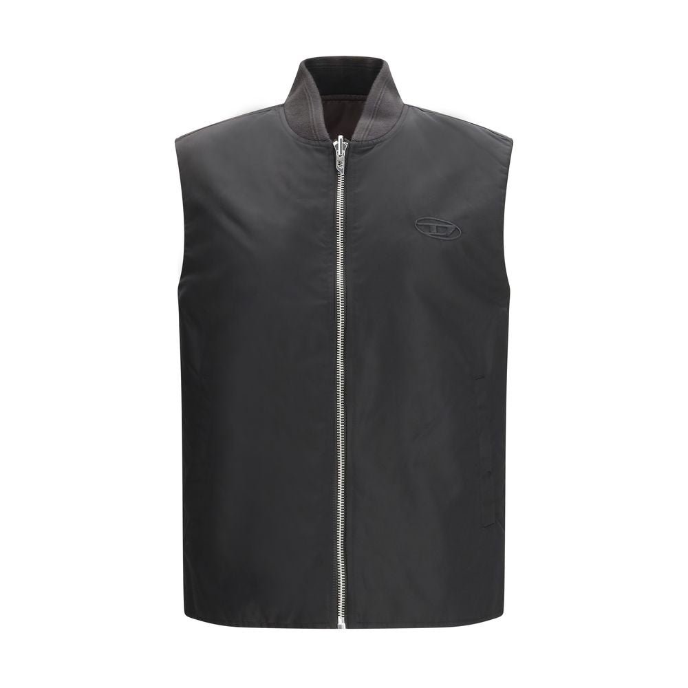 Vest by Diesel for men in polyamide brown & signature features a enviable silhouette, elegantly detailed with a enviable and functional for a enviable finish.