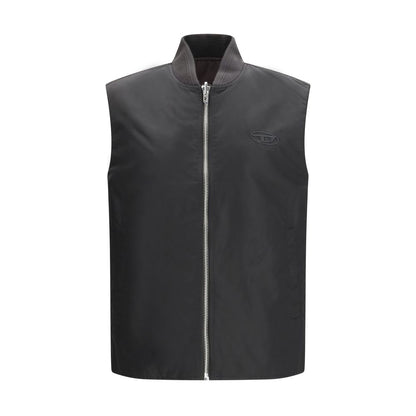 Vest by Diesel for men in polyamide brown & signature features a enviable silhouette, elegantly detailed with a enviable and functional for a enviable finish.