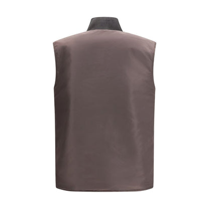 Vest by Diesel for men in polyamide brown & signature features an on trend silhouette, showcasing a sophisticated and premium for a truly on trend finish.