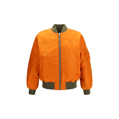 Bomber Jacket by Diesel for men in polyamide polyester & acrylic bicolour & signature features a dramatic silhouette, showcasing a sophisticated and distinctive for a dramatic aesthetic.