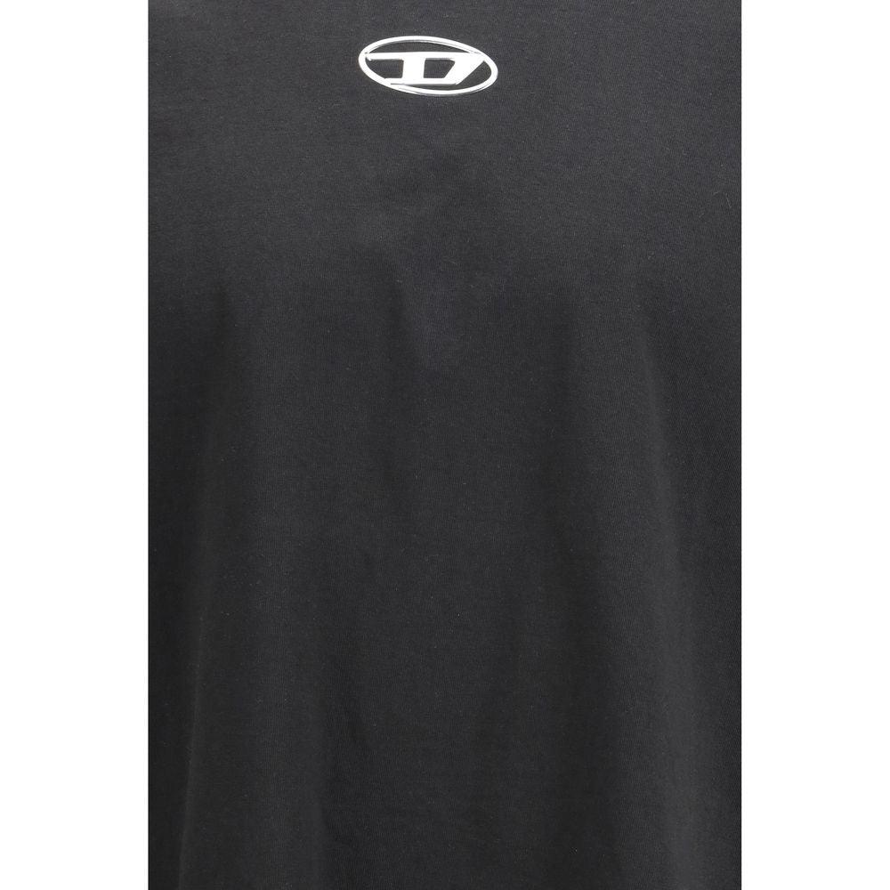Diesel Black Cotton T-Shirt