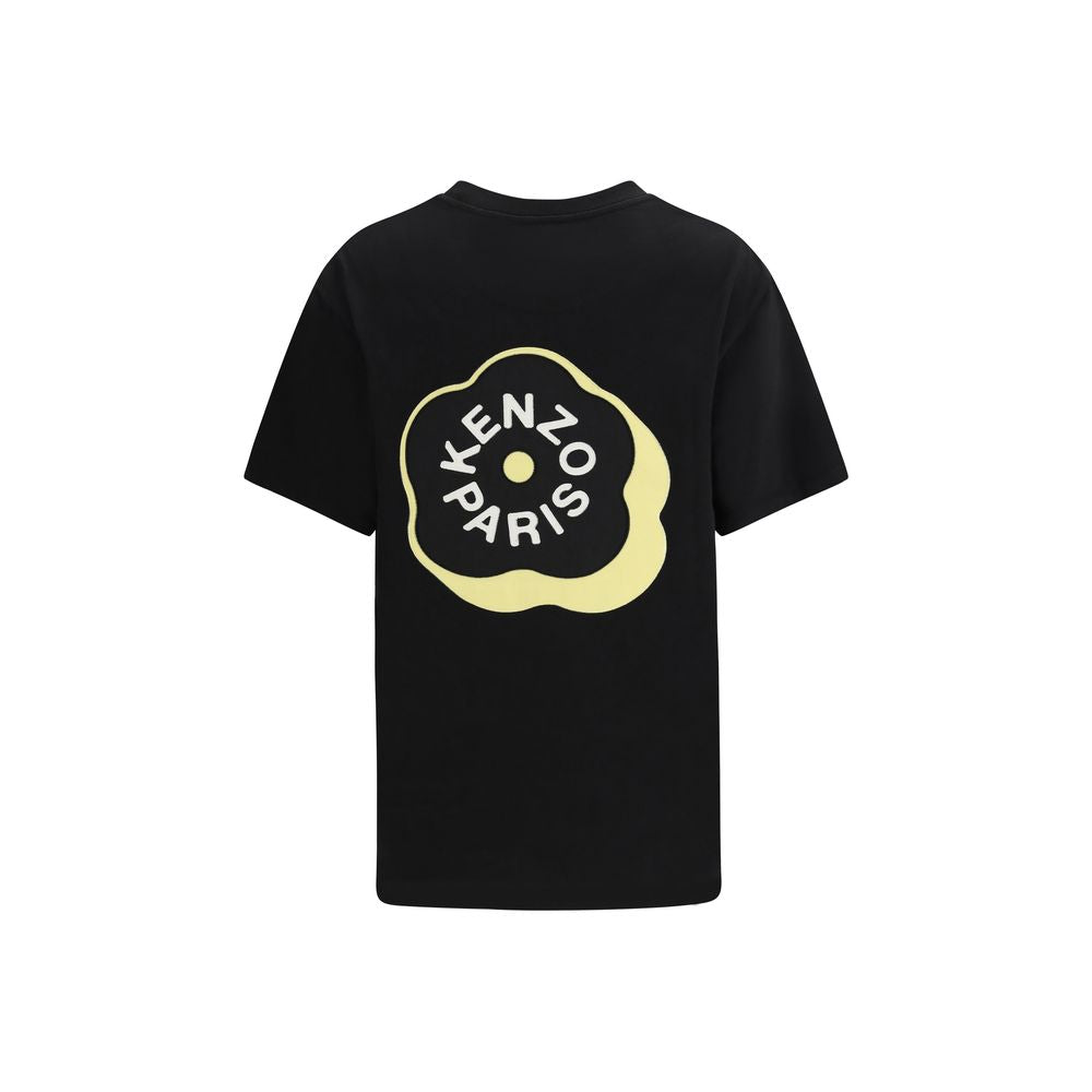 T-Shirt by Kenzo for women in cotton black & signature features an edgy silhouette, meticulously detailed with a sophisticated and round neckline for a truly edgy finish.