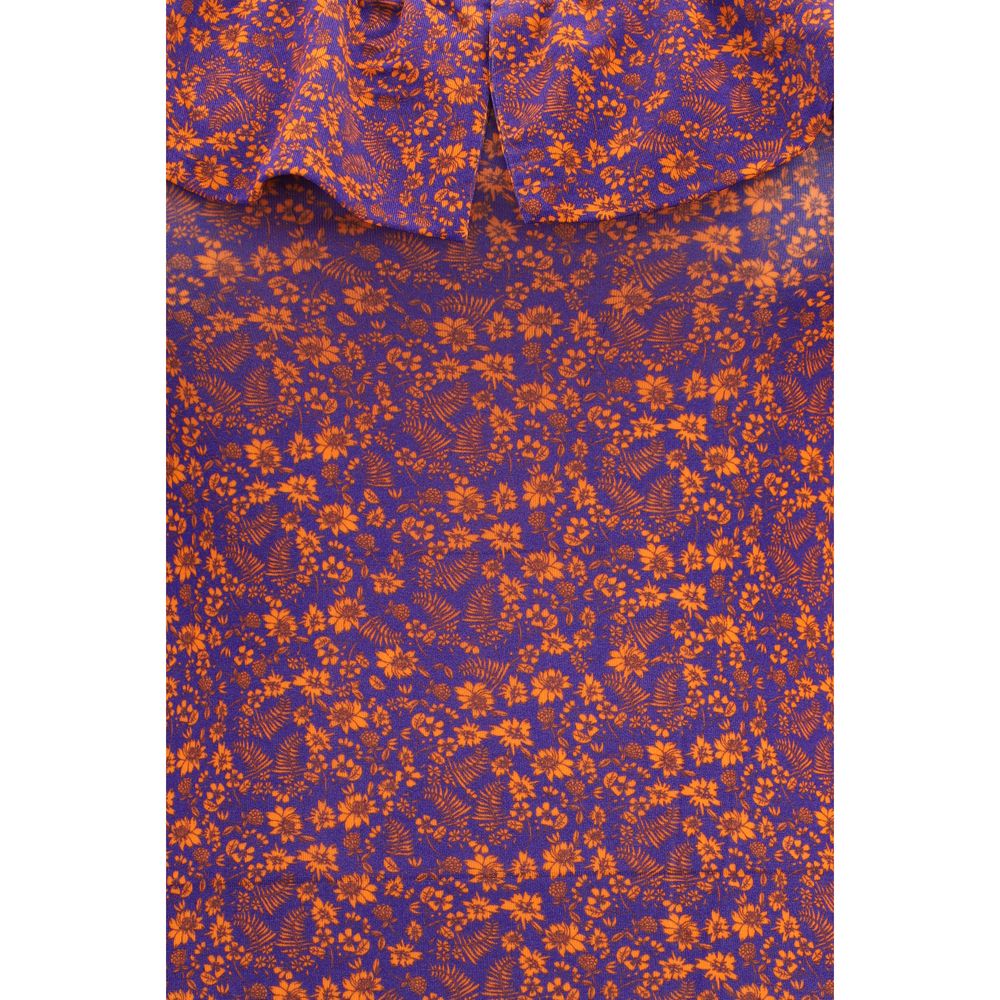 Dress by Kristina Ti for women in stretch viscose multicolor, patterned & floral presents a sinuous silhouette, showcasing a sophisticated and detailed with a sinuous long for a refined finish.