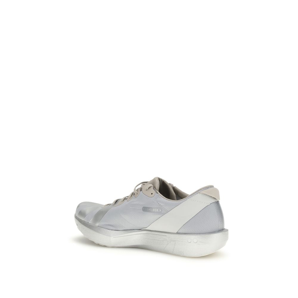Athletic Sneakers by Y-3 for men in polyamide gray presents a sleek silhouette, perfectly capturing the athletic style essence of Men's Athletic Polyamide Sneakers with its sleek design and premium finish.