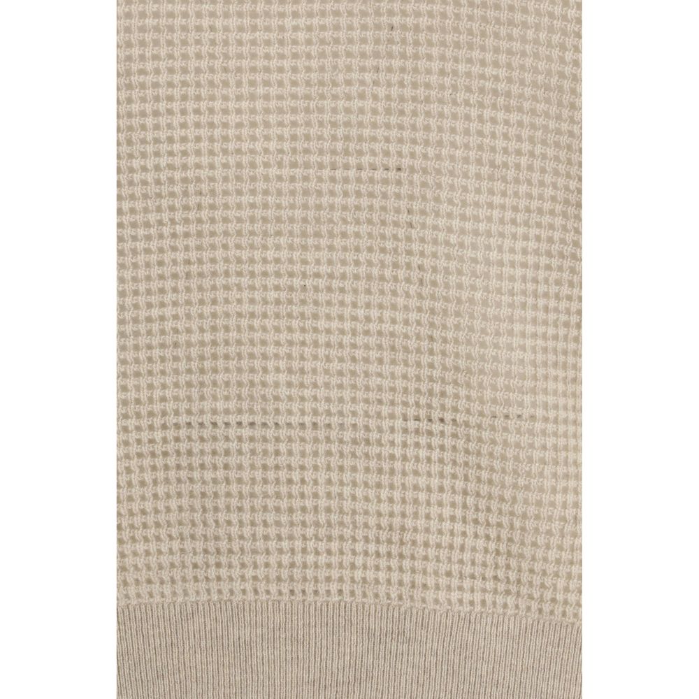 Sweatshirt Hoodie by Brunello Cucinelli for women in cashmere cotton & capra leather beige & signature features a edgy silhouette, detailed with a edgy and for a refined finish.