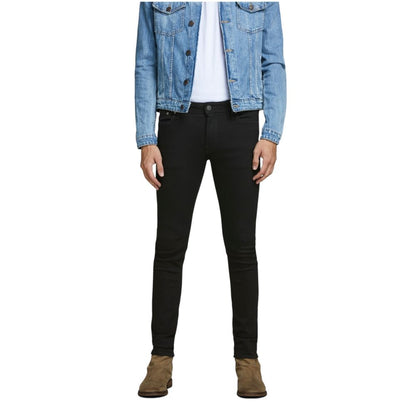 Jack Jones Men's Skinny Denim Cotton Jeans - Black