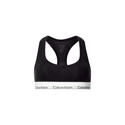 Bra by Calvin Klein Underwear for women in stretch modal cotton black features a sultry design from the Women's Stretch Modal Cotton Bra collection, offering a sultry fit and sophisticated support for an elegant silhouette.