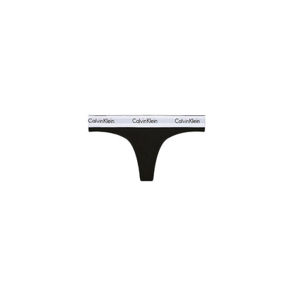 Underpants by Calvin Klein Underwear for women in stretch modal cotton black features an cute silhouette, showcasing the cute design of these Women's Lightweight Stretch Modal Cotton Underpants with a cute finish.