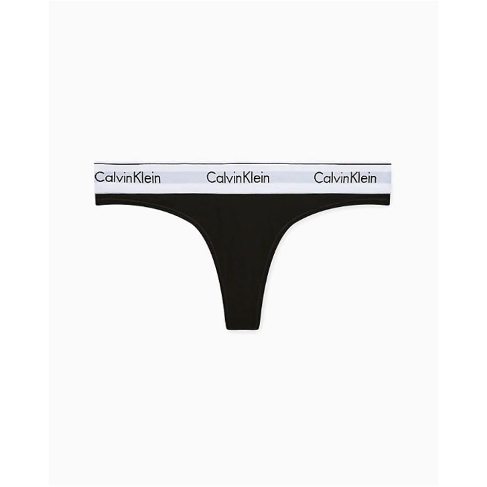 Underpants by Calvin Klein Underwear for women in stretch modal cotton black features a discreet silhouette, showcasing the sophisticated design of the Women's Lightweight Stretch Modal Cotton Underpants with a discreet fit.