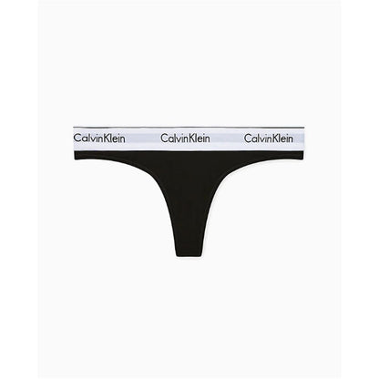 Underpants by Calvin Klein Underwear for women in stretch modal cotton black features a discreet silhouette, showcasing the sophisticated design of the Women's Lightweight Stretch Modal Cotton Underpants with a discreet fit.