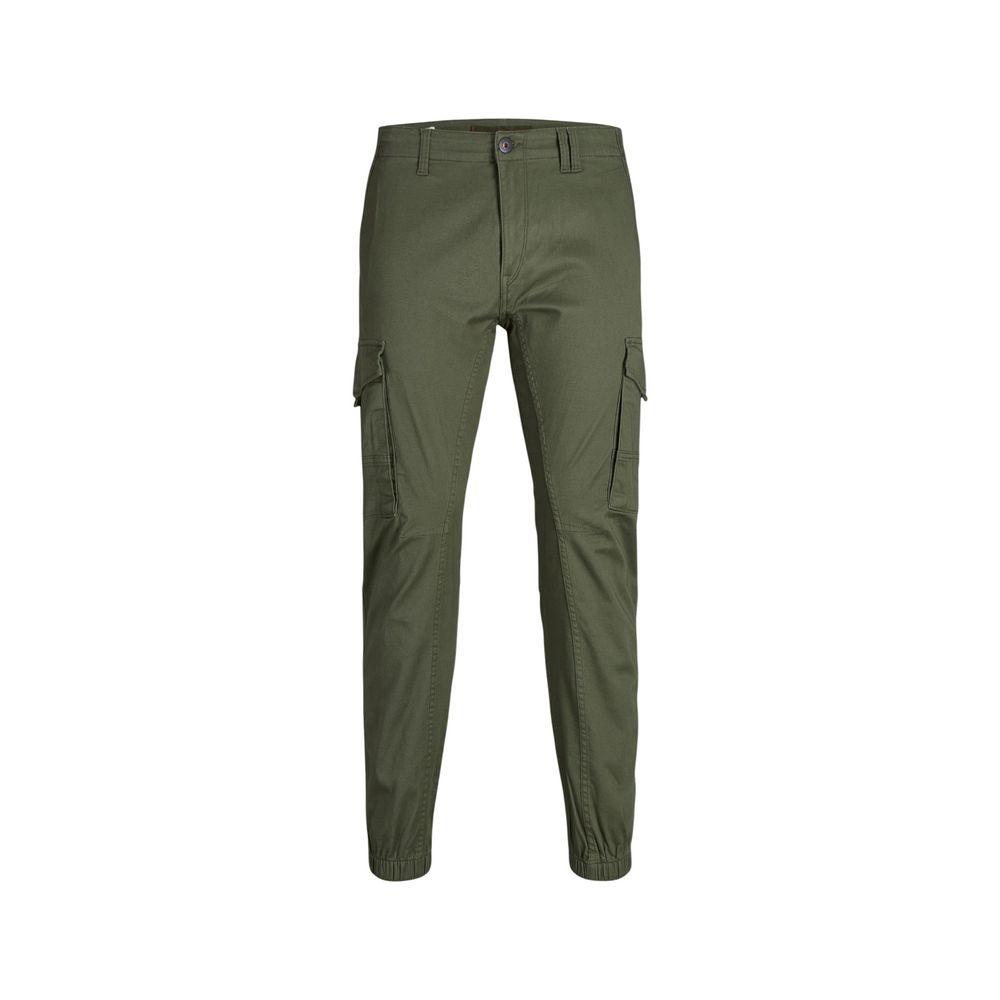Jack Jones Men's Skinny Slim Stretch Cotton Trousers - Green