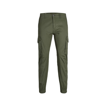 Jack Jones Men's Skinny Slim Stretch Cotton Trousers - Green
