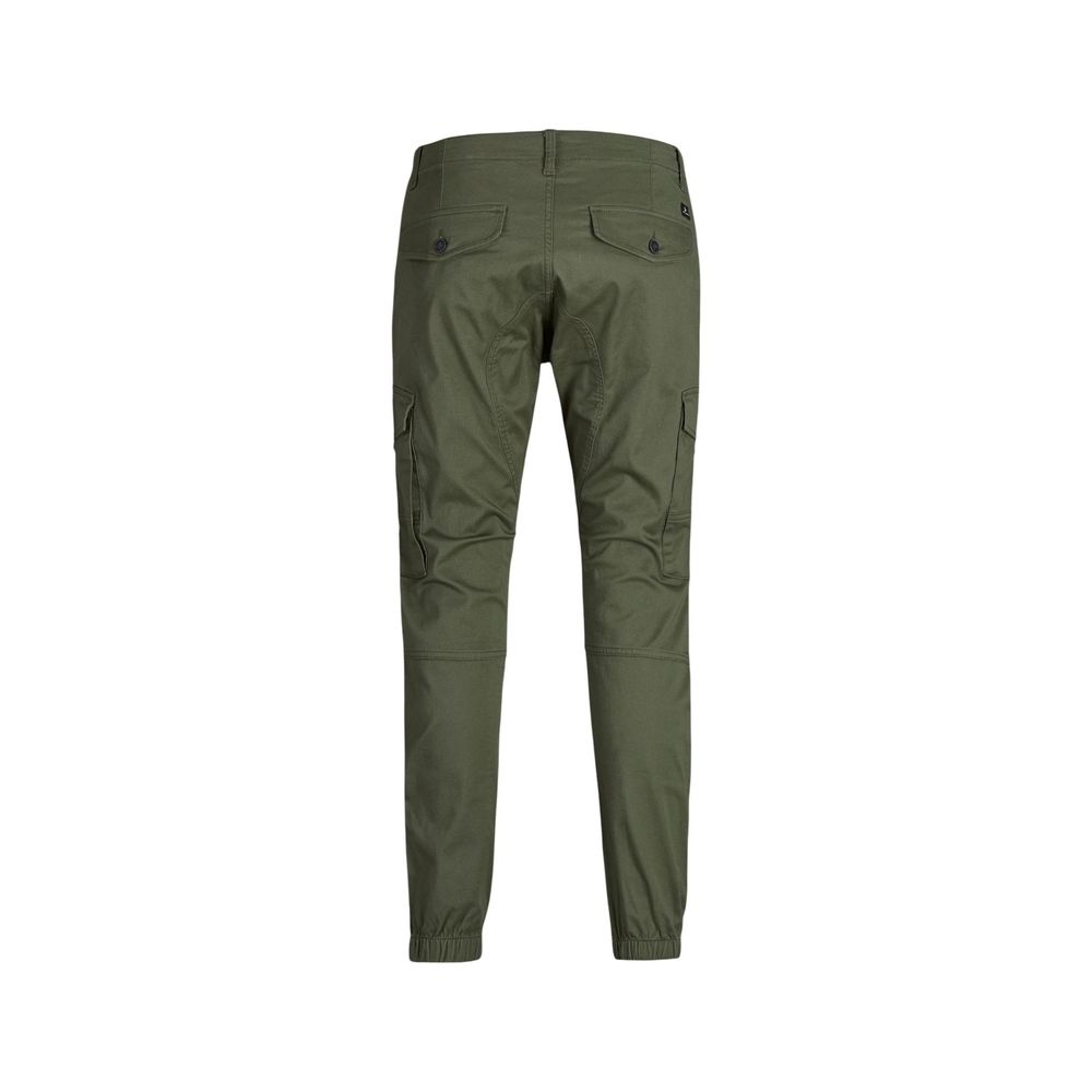 Jack Jones Men's Skinny Slim Stretch Cotton Trousers - Green
