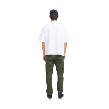Jack Jones Men's Skinny Slim Stretch Cotton Trousers - Green