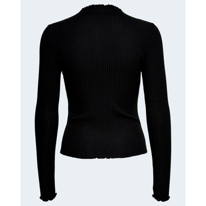 Sweater by Only for women in stretch viscose polyester black showcases an masterful silhouette, artfully detailed with a masterful and for a sophisticated, premium finish.