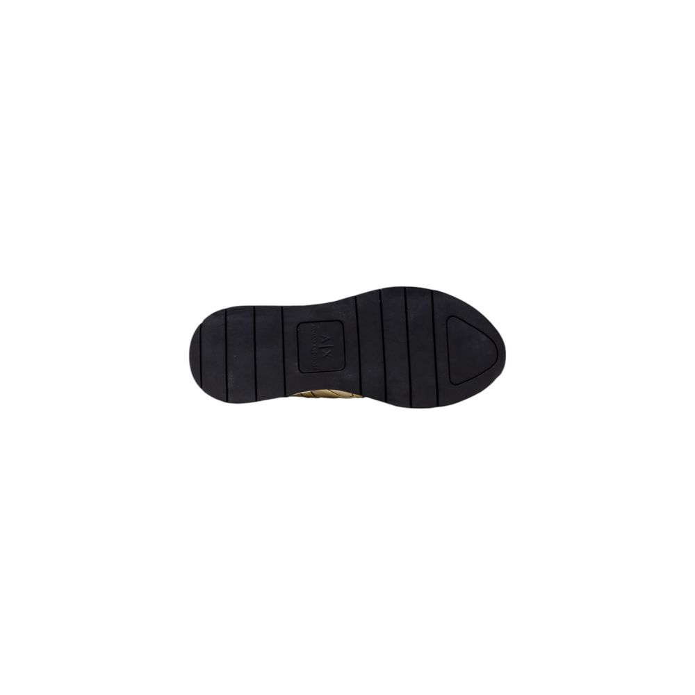 Sneakers by Armani Exchange for women in polyester white presents a sumptuous silhouette as Women's Athletic Casual Polyester Sneakers, expertly defined by a sumptuous athletic casual style for a sumptuous, high-fashion look.