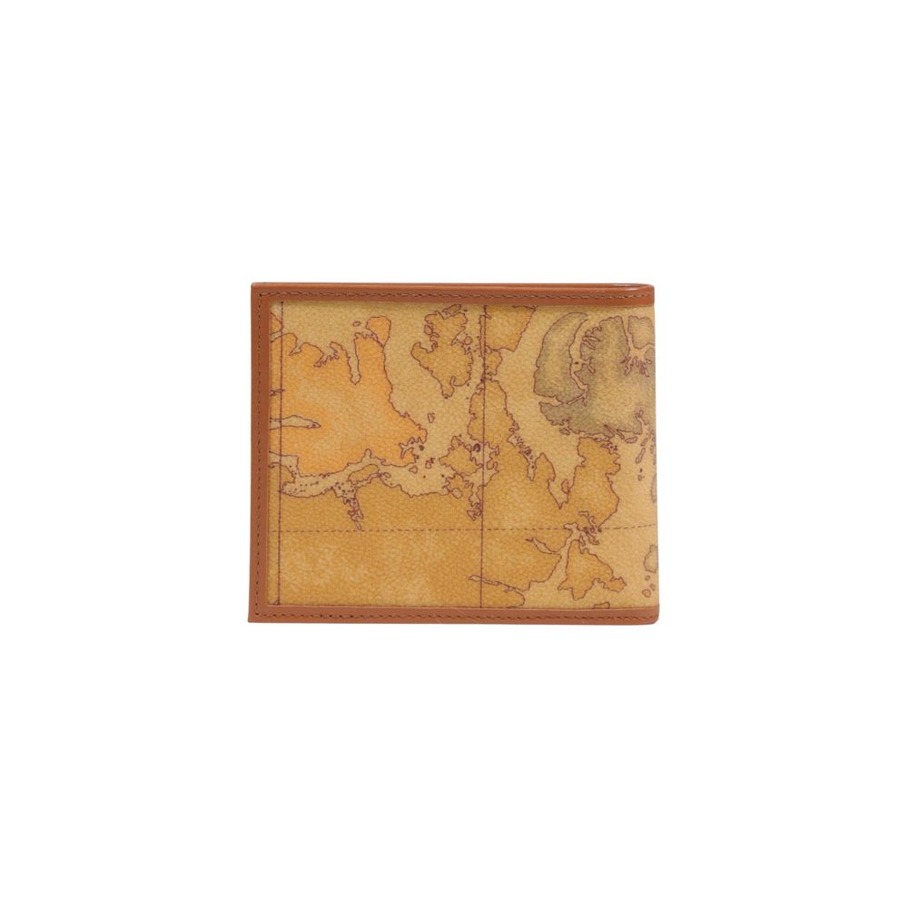Wallet by Alviero Martini Prima Classe for men in polyethylene & polyurethane beige showcases a refined silhouette, artfully detailed with the signature style of the Polyethylene & Polyurethane Wallet and functional compact-design coin-purse.