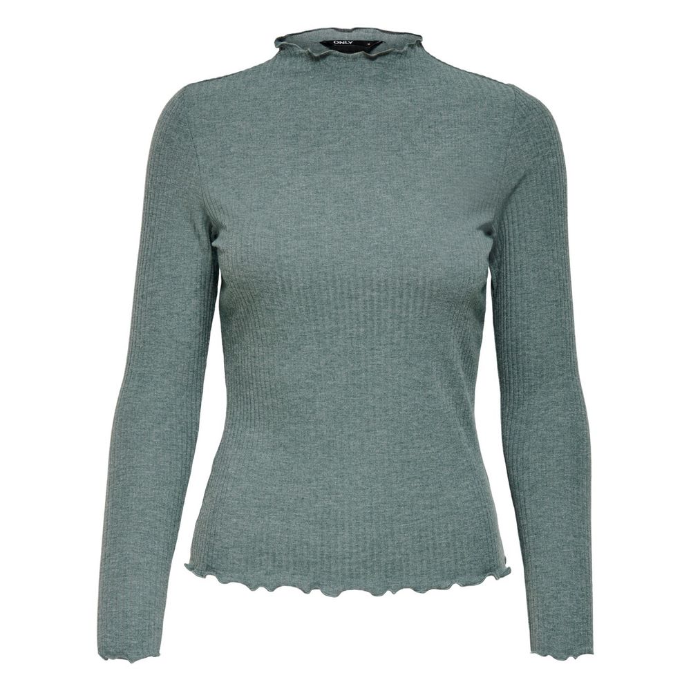 Sweatshirt by Only for women in stretch viscose polyester features a unrivaled silhouette with a refined high-neck neckline and unrivaled long-sleeve detailing for a sophisticated look.