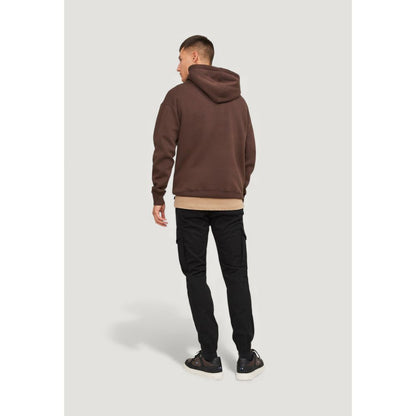 Trousers by Jack Jones for men in stretch cotton black presents a smart silhouette, meticulously detailed with a smart skinny & slim, a smart long, and a smart .