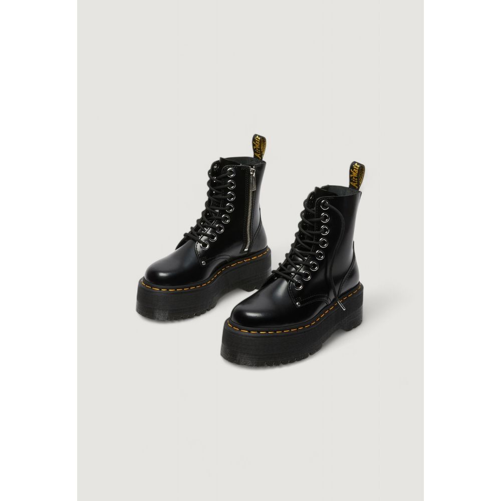 Lace-Up Combat Boots by Dr. Martens for women in pvc black features an high-performance design from the Women's PVC Lace-Up Combat Boots collection, highlighting a high-performance and for a refined look.