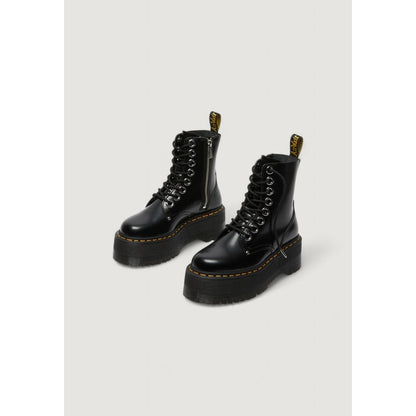 Lace-Up Combat Boots by Dr. Martens for women in pvc black features an high-performance design from the Women's PVC Lace-Up Combat Boots collection, highlighting a high-performance and for a refined look.