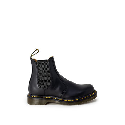 Ankle Boots by Dr. Martens for women in leather black & yellow features an aerodynamic silhouette from the Women's Leather Ankle Boots collection, showcasing a aerodynamic and refined for an aerodynamic look.