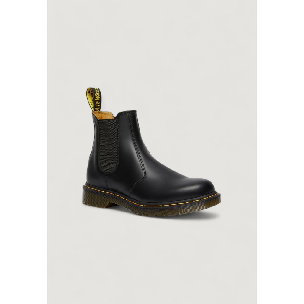 Ankle Boots by Dr. Martens for women in leather black & yellow showcases a ergonomic silhouette from the Women's Leather Ankle Boots collection, featuring a ergonomic and a ergonomic .