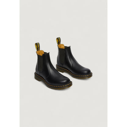 Ankle Boots by Dr. Martens for women in leather black & yellow features an dynamic silhouette, showcasing the dynamic Women's Leather Ankle Boots design with its distinctive and elegant .