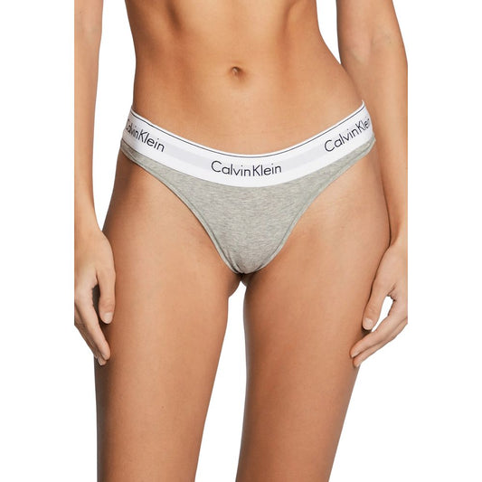 Calvin Klein Underwear Women's Stretch Cotton & Modal Underpants - Gray Natural