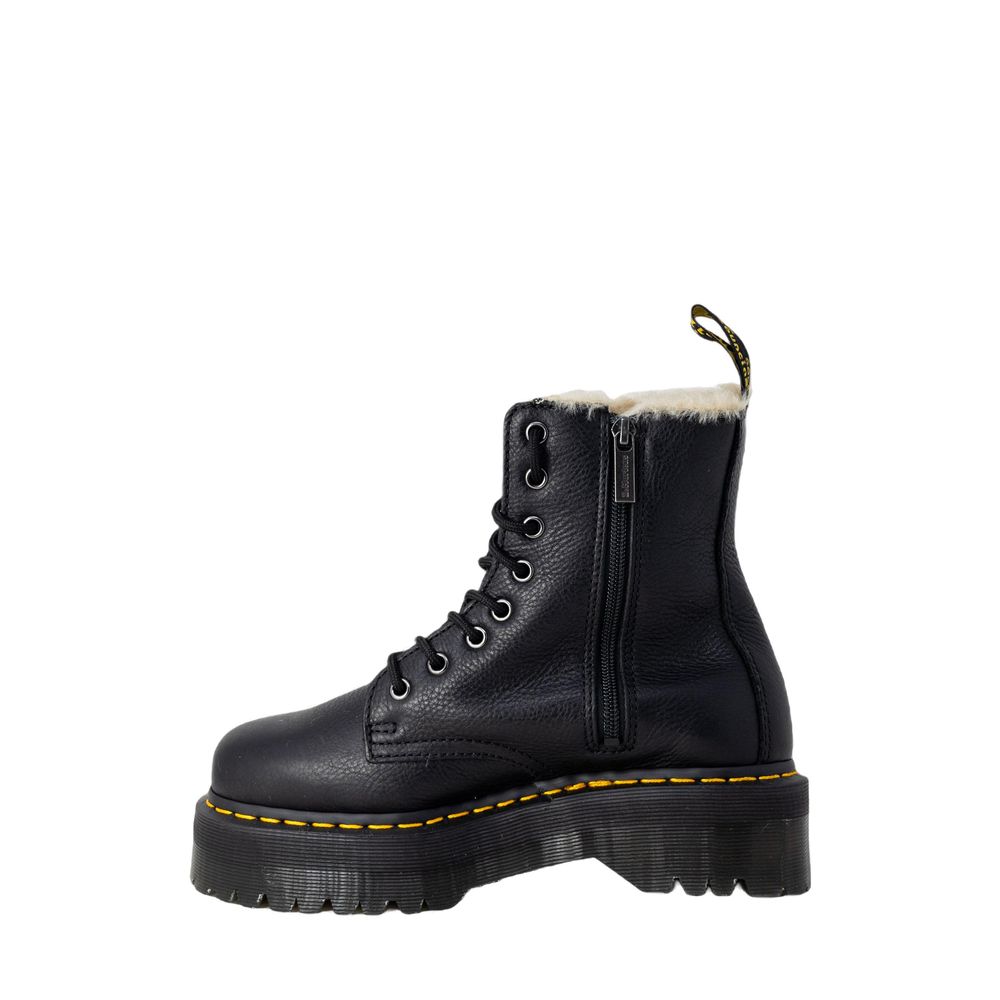 Lace-Up Ankle Winter Boots by Dr. Martens for women in leather black & yellow showcases a ergonomic silhouette from the Women's Leather Lace-Up Ankle Winter Boots collection, featuring a ergonomic and a ergonomic .