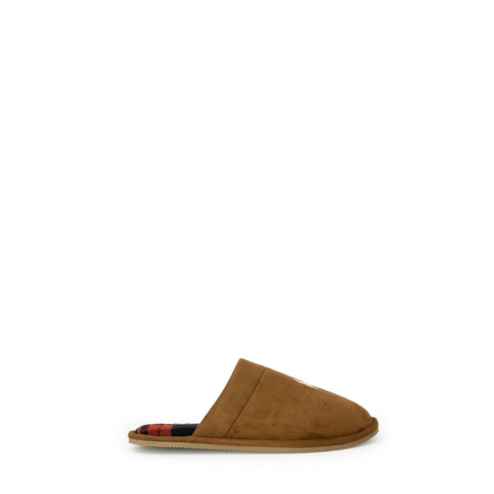 Slippers by Ralph Lauren for men in polyester beige presents a something went wrong. try again. silhouette, perfectly capturing the something went wrong. try again. essence of Men's Polyester Slippers with its signature and .