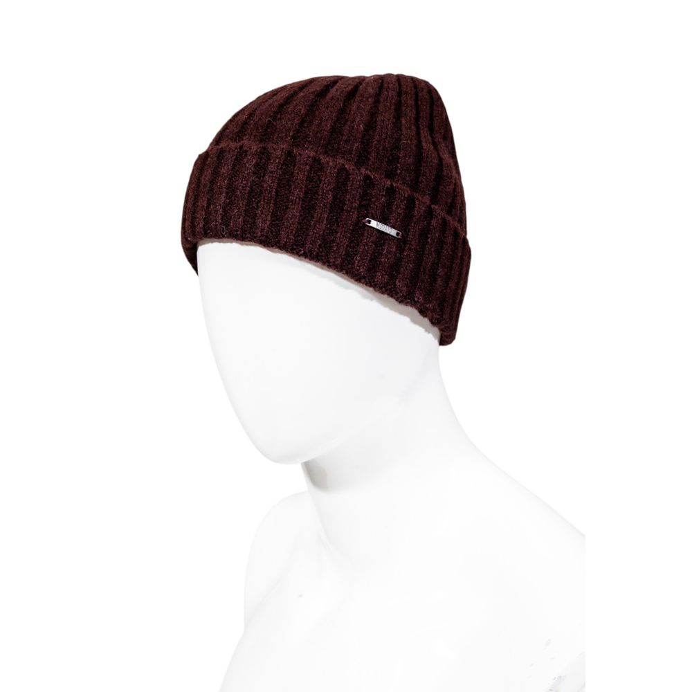 Hat by Antony Morato for men in stretch polyamide mohair & marabou wool bordeaux features a ethereal silhouette, showcasing the ethereal design of this Stretch Polyamide Mohair & Marabou Wool Hat for a sophisticated, premium look.