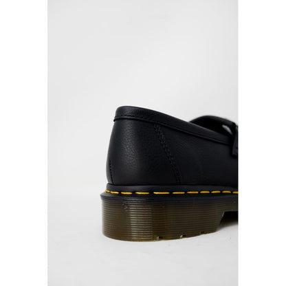 Platform Loafers Pumps Heels by Dr. Martens for women in leather black features an effortlessly chic silhouette from the Women's Leather Platform Loafers Pumps Heels collection, showcasing a platform and effortlessly chic for a effortlessly chic look.