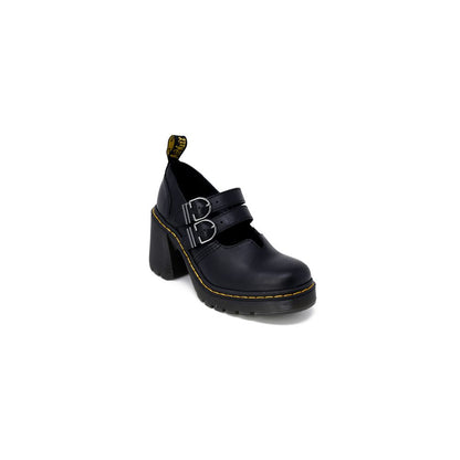 High-Heel Pumps Heels by Dr. Martens for women in leather & rubber and black showcases a effortlessly elegant silhouette as Women's Leather & Rubber High-Heel Pumps Heels, featuring a effortlessly elegant high-heel block-heel and a effortlessly elegant for an elegant look.