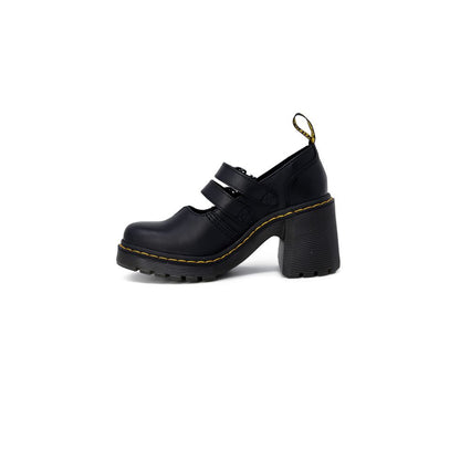 High-Heel Pumps Heels by Dr. Martens for women in leather & rubber black features an effortlessly chic silhouette, showcasing the elegant Women's Leather & Rubber High-Heel Pumps Heels design with a high-heel block-heel and a sophisticated .