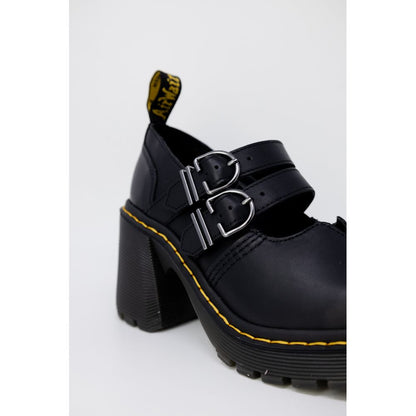 High-Heel Pumps Heels by Dr. Martens for women in leather & rubber black features a effortlessly chic Women's Leather & Rubber High-Heel Pumps Heels design with a sophisticated high-heel block-heel and elegant .