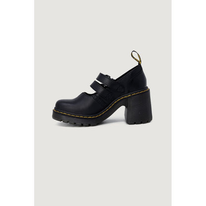High-Heel Pumps Heels by Dr. Martens for women in leather & rubber black features a effortless chic silhouette, showcasing the Women's Leather & Rubber High-Heel Pumps Heels design with a effortless chic high-heel block-heel and for a effortless chic finish.