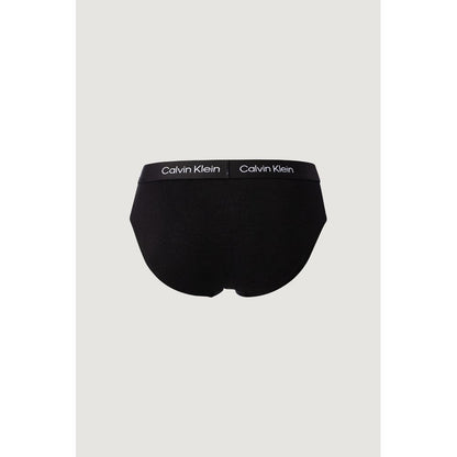 Underwear Briefs by Calvin Klein Underwear for men in cotton black presents a ethereal silhouette, showcasing the sophisticated Men's Cotton Briefs design with a ethereal fit for a premium look.