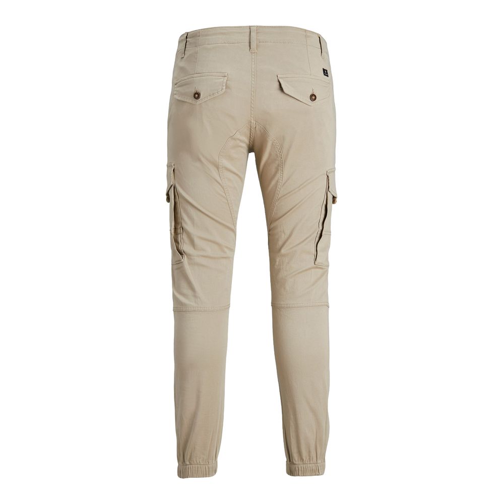 Cargo Pants by Jack Jones for men in cotton beige features a architectural regular-fit with a architectural long and architectural .