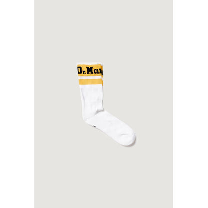 Socks by Dr. Martens for men in calf leather & cotton white features an stylish silhouette, showcasing the stylish design of this Men's Calf Leather & Cotton Socks with a stylish finish.
