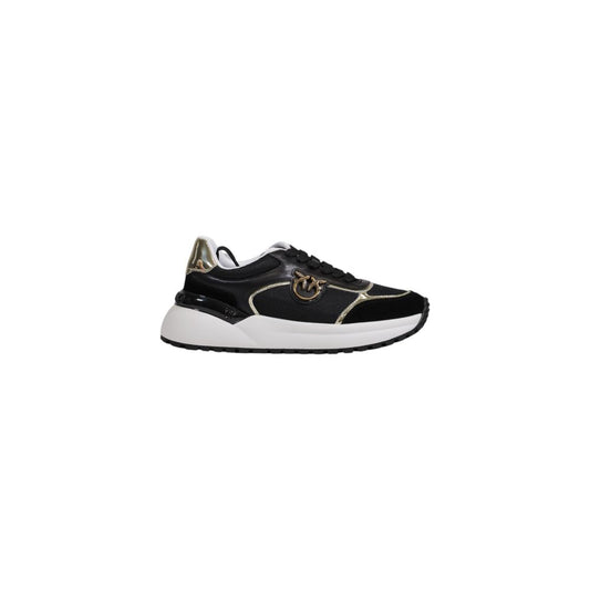 Sneakers by PINKO for women in calf leather & rubber black features an sumptuous design from the Women's Padded Low-Top Casual Calf Leather & Rubber Sneakers collection, highlighting a sumptuous low-top casual style for a premium, high-fashion look.