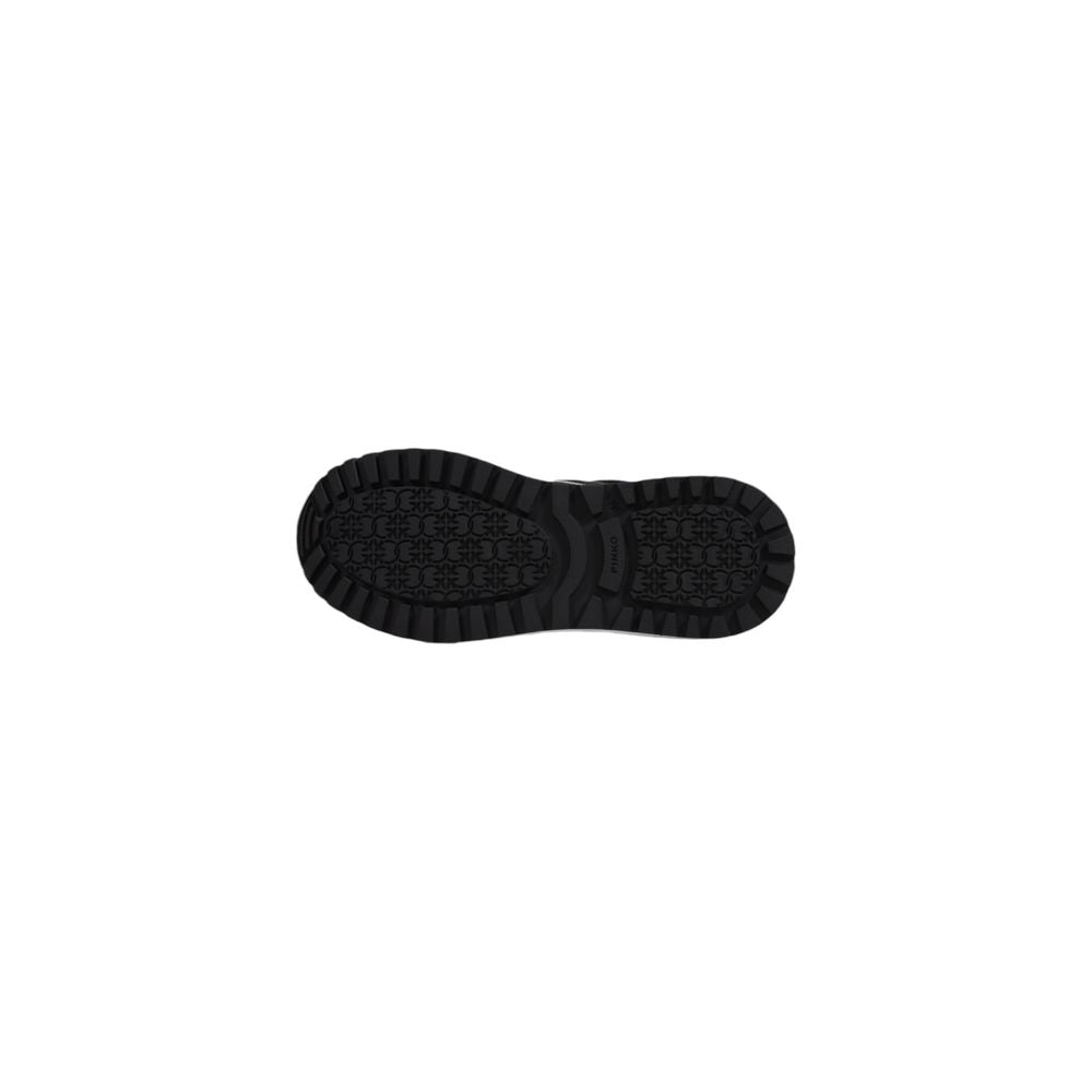 Sneakers by PINKO for women in calf leather & rubber black features a sumptuous design, perfectly showcasing the sumptuous low-top casual style of this Women's Padded Low-Top Casual Calf Leather & Rubber Sneakers.