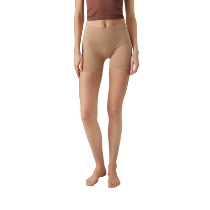 Vero Moda Women's Stretch Polyamide Short Trousers - Beige