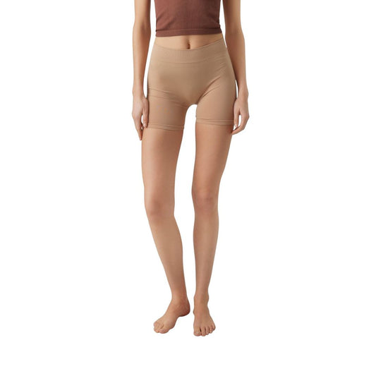 Vero Moda Women's Stretch Polyamide Short Trousers - Beige