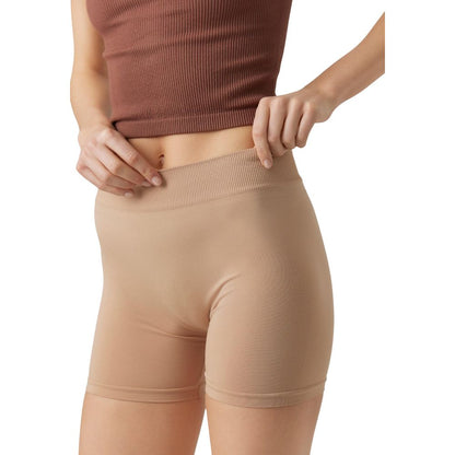 Vero Moda Women's Stretch Polyamide Short Trousers - Beige