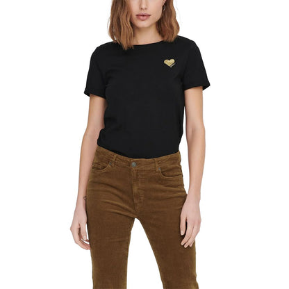 Only Women's Cotton T-Shirt - Black